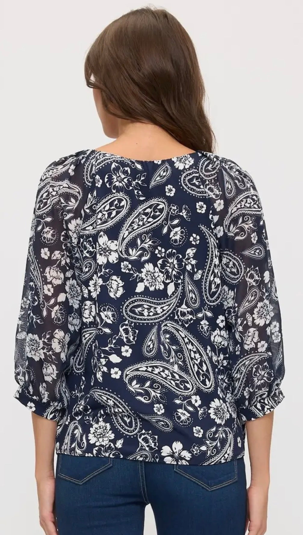 Paisley Raglan Sleeve