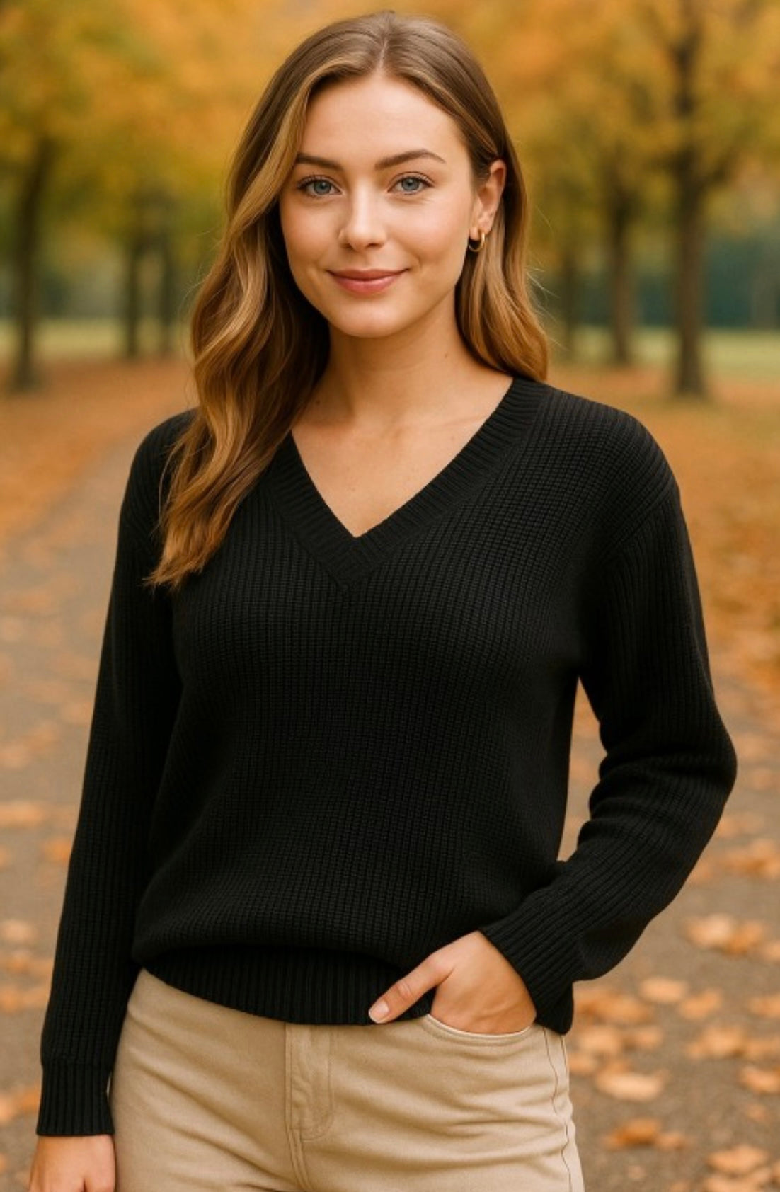 Knit Sweater - Black
