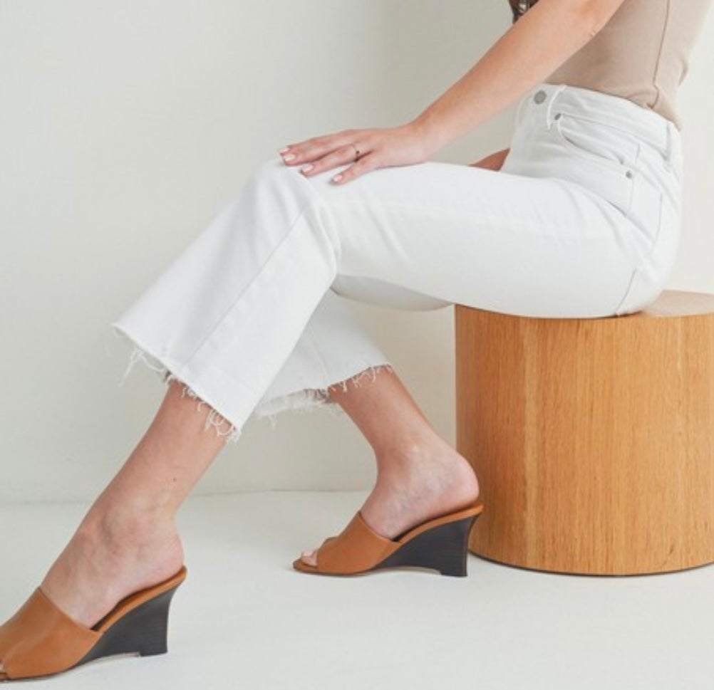 Flare w/ Distressed Hem