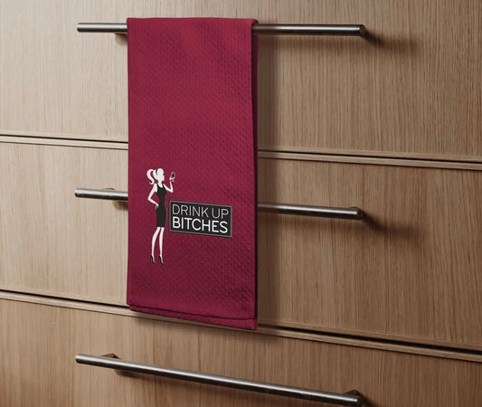 Embroidered Kitchen Towel