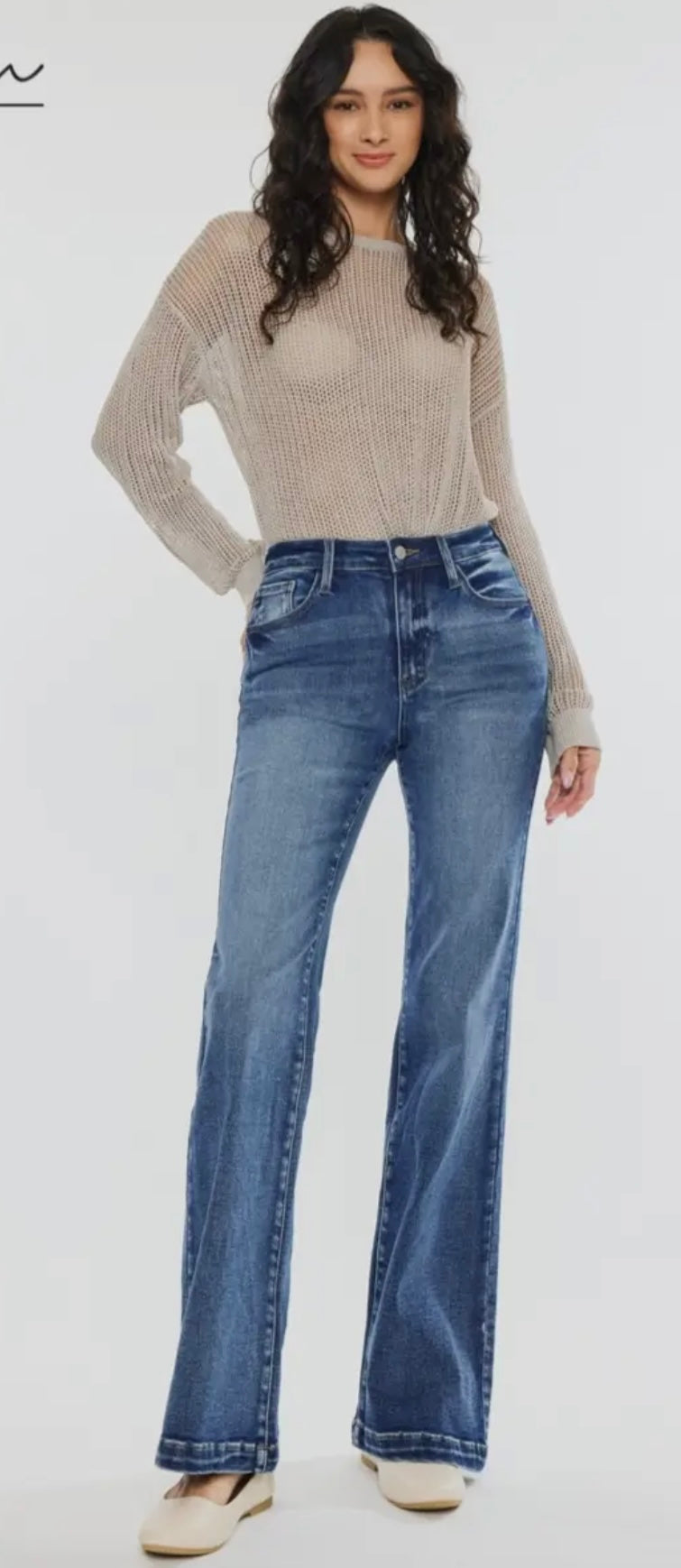KanCan Wide Leg Flare Denim