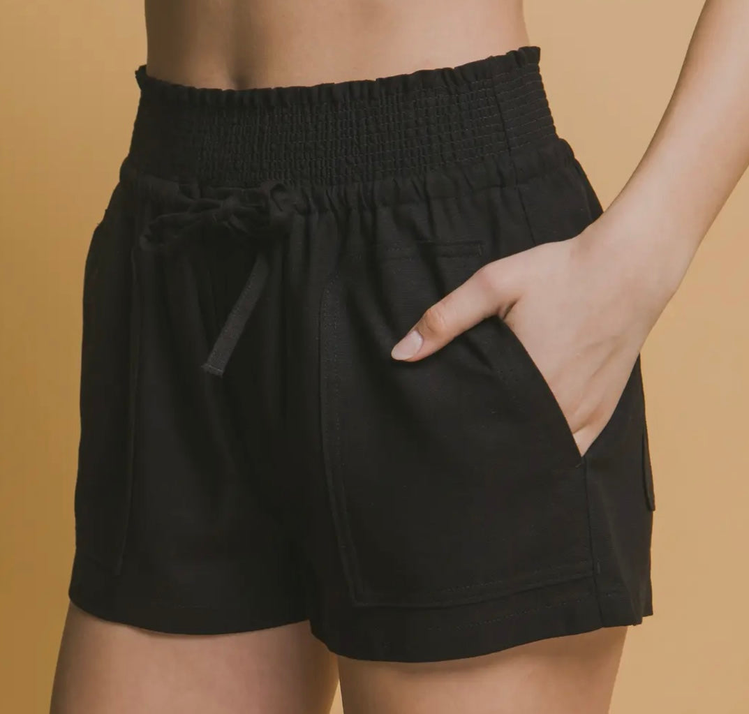 Linen Blend Shorts