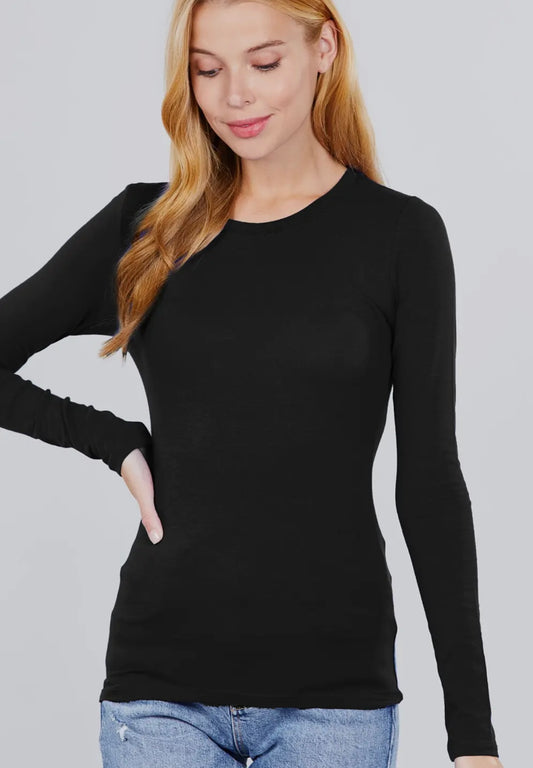 Long Sleeve Cotton Tee