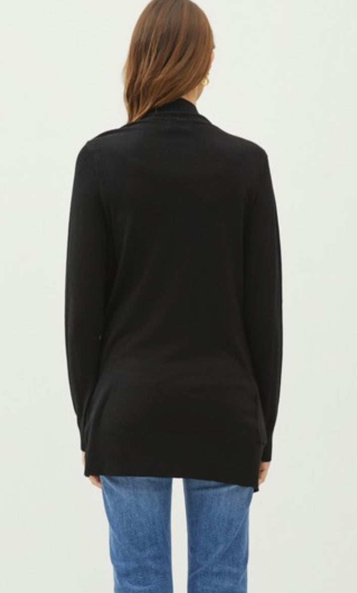 Black Cardigan w/ Pockets