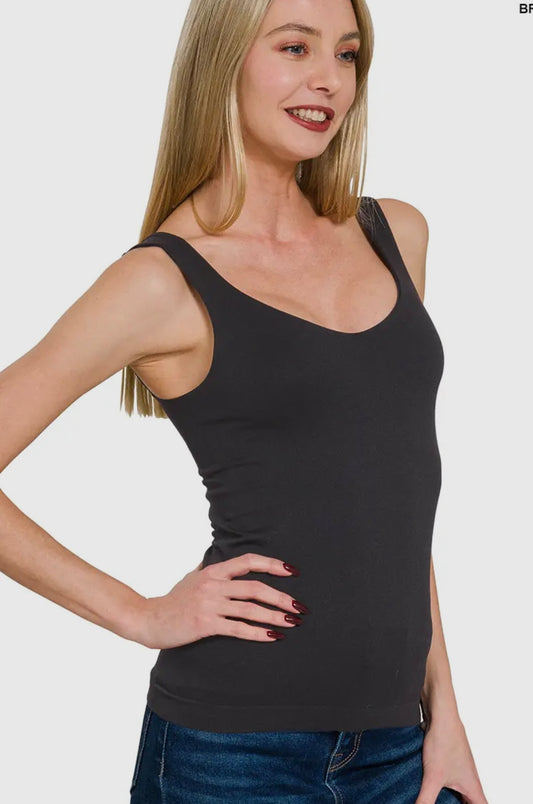 Seamless Tank/Built-in Bra
