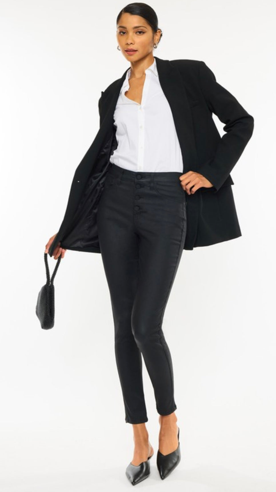 KanCan High Rise Coated Skinny