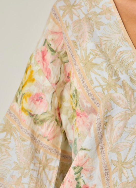 Floral Kimono Top